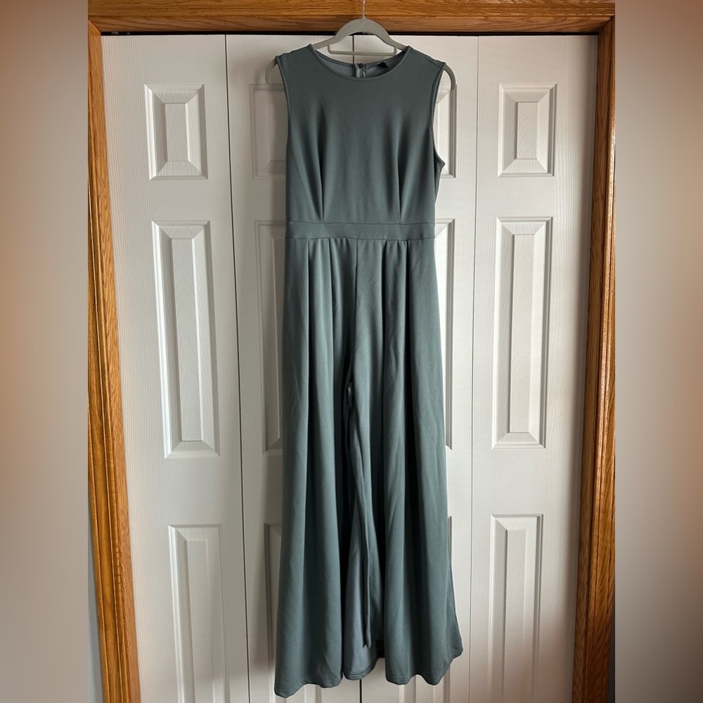 Blue-Gray Jumpsuit